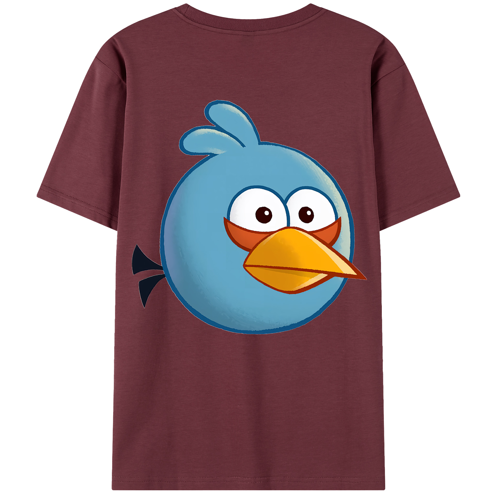 （画像用） Angry Birds アングリーバード 綿100％半袖Tシャツ（背面プリント）